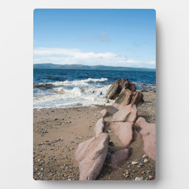 Plaque Photo Carte de baie Machrie (Devant)