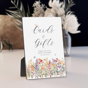 Plaque Photo Cartes et cadeaux ! Fleur sauvage