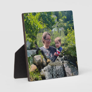 Plaque Photo Cascading forêt cascade verdure coeur modèle