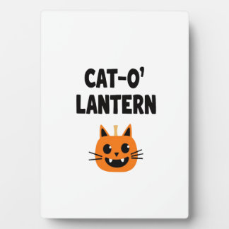 Plaque Photo Cat-O'-Lantern 3