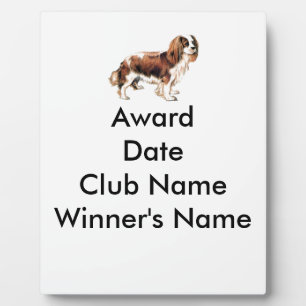 Plaque Photo Cavalier King Charles Spaniel