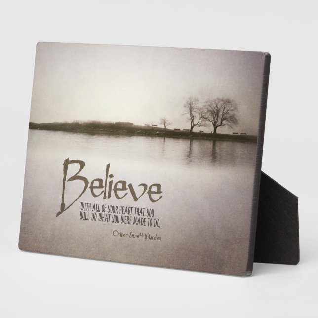 Plaque Photo Ce que vous avez fait (Côté)