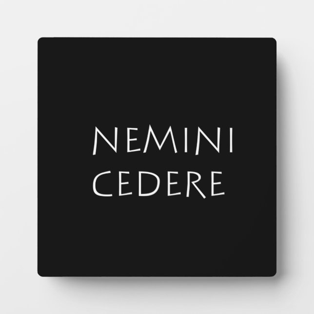 Plaque Photo Cèdre de Nemini (Devant)