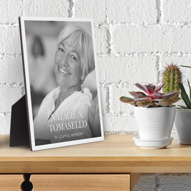 Plaque Photo Célébration de vie Mémorial Funérailles (Celebration Of Life Memorial Funeral Plaque)
