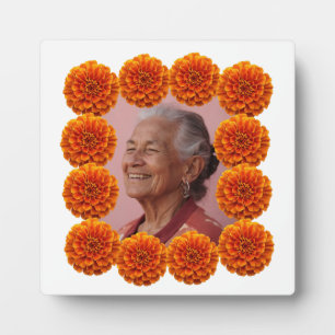 Plaque Photo Cempasúchil Ofrenda Altar Foto Personalizada