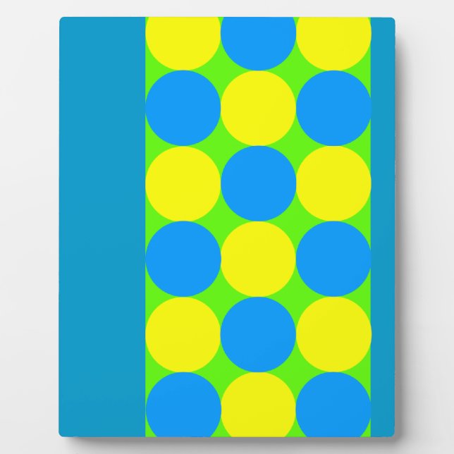 Plaque Photo Cercles (Devant)