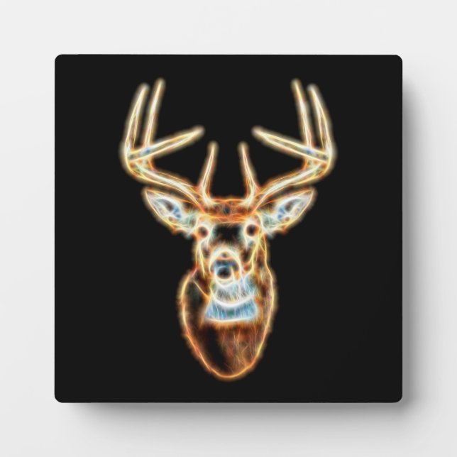 Plaque Photo Cerf Head Energy Spirit (Devant)
