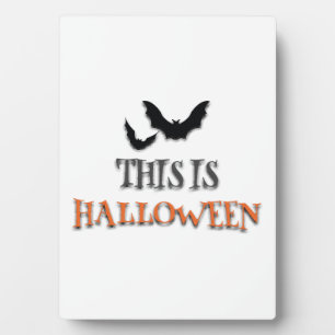 Plaque Photo C'est Halloween  