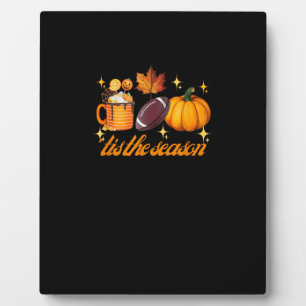 Plaque Photo C'Est La Saison Citrouille Leaf Latte Fall Thanksg