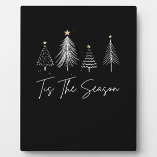 Plaque Photo C'est la saison Noël Rétro Classique