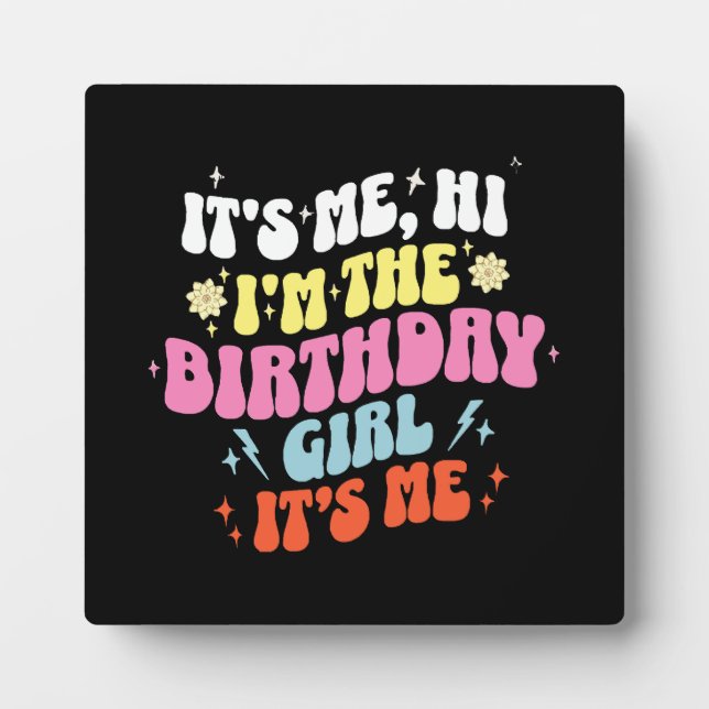 Plaque Photo C'est mon anniversaire les filles (Devant)