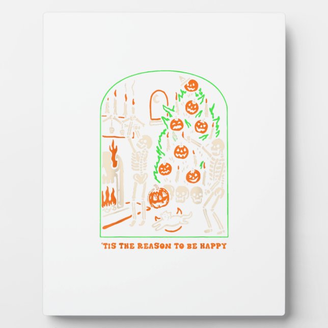 Plaque Photo Cette Saison D'Être Déplaisante Halloween (Devant)