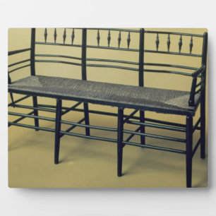 Plaque Photo Chaise Sussex en jonc (bois et jonc)