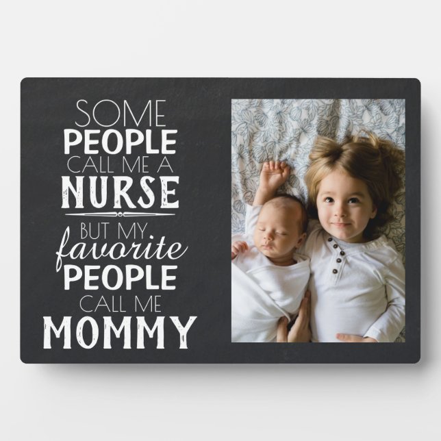 Plaque Photo Chalet moderne Fête des Mères Cadre personnalisé P (Devant)