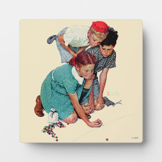 Plaque Photo Champion de marbre (Devant)