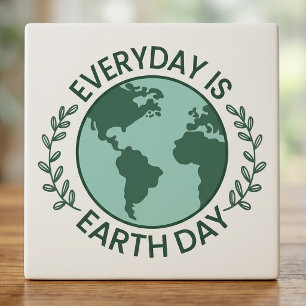 Plaque Photo Chaque Jour Est Le Jour De La Terre - Amoureux De