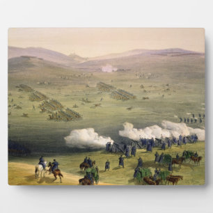 Plaque Photo Charge de la brigade de cavalerie légère, 25 octob