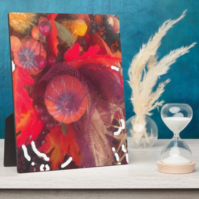 Plaque Photo Charme d'automne confortable - Décor et cadeaux d' (Côté)