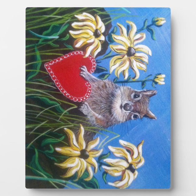 Plaque Photo "Chasse aux Valentines" (Devant)