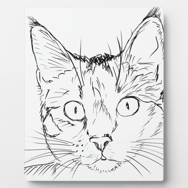 Plaque Photo Chat Puddy (Devant)