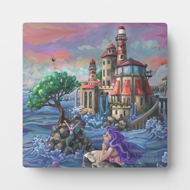 Plaque Photo Château de Mermaid (Devant)