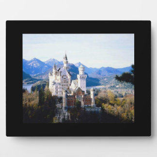 Plaque Photo Château de Neuschwanstein Allemagne Place photo