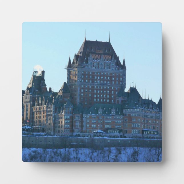 Plaque Photo Château Frontenac, Québec, Canada (Devant)