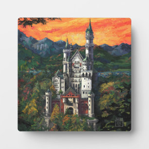 Plaque Photo Château Schloss Neuschwanstein