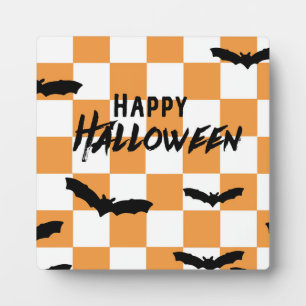 Plaque Photo Chauffage Éffrayant Halloween moderne Orange