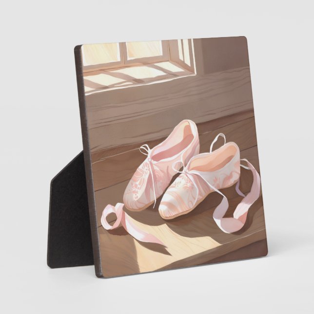 Plaque Photo Chaussons de Ballet Beaux | Rose Joli (Recto)