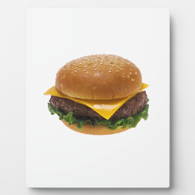 Plaque Photo Cheeseburger (Devant)