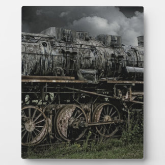 Plaque Photo chemin de fer locomotif de rail de train de