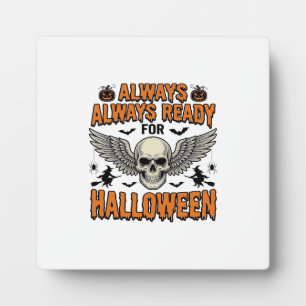 Plaque Photo Chemise crâne Halloween Gravure vintage Citation d