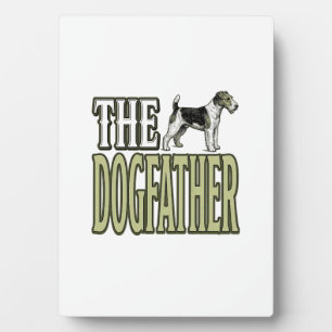 Plaque Photo Chemise de conception de gravure vintage Terrier D