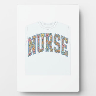 Plaque Photo Chemise de conception de lettrage universitaire fl