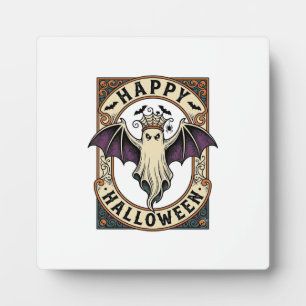 Plaque Photo Chemise de gravure vintage de chauve-souris de fan