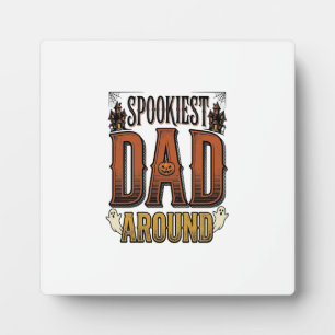 Plaque Photo Chemise de papa Halloween Père effrayant Gravure v