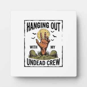 Plaque Photo Chemise drôle de zombie pour les fans d'horreur Vi