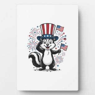 Plaque Photo Chemise Graphique Vintage Feux d'Artifice Skunk Pa