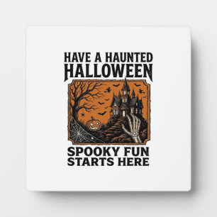 Plaque Photo Chemise Halloween ensorcelée Conception de fête vi