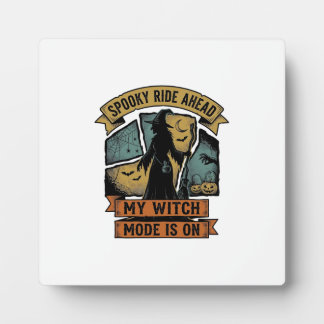 Plaque Photo Chemise Halloween Sorcière Drôle Design de Sorcièr