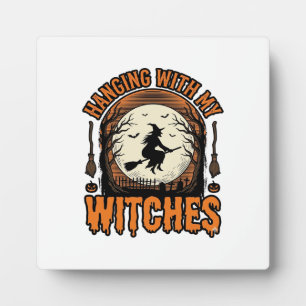 Plaque Photo Chemise Halloween Vintage Accrochage Avec Mes Sorc