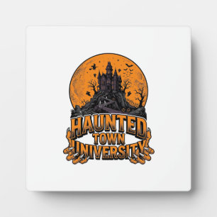 Plaque Photo Chemise Halloween Vintage Université de la ville h
