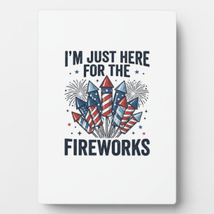 Plaque Photo Chemise Patriotique Vintage Amateur de Feux d'Arti