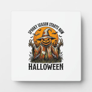 Plaque Photo Chemise sorcière citrouille épouvantail Halloween