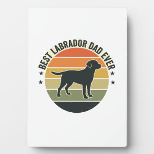 Plaque Photo Chemise vectorielle chien coucher de soleil Labrad