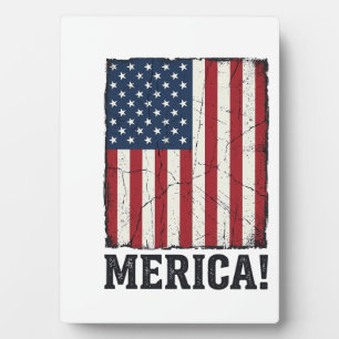 Plaque Photo Chemise vectorielle patriotique drapeau Merica en 
