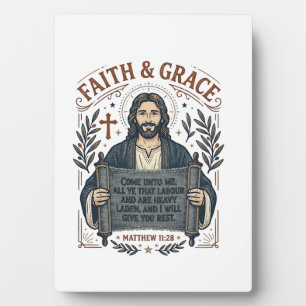 Plaque Photo Chemise vintage graphique chrétienne Jésus Croix P