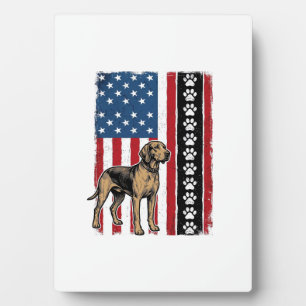Plaque Photo Chemise vintage patriotique empreinte de patte de
