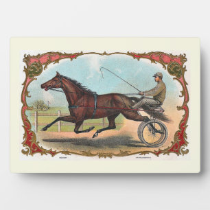 Plaque Photo Cheval Sur Roues Cheval Vintage Hippodrome Cheval